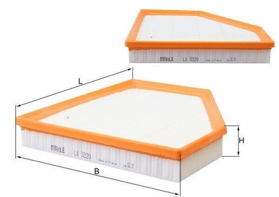 MAHLE LX3320 — Air & Cabin Filters