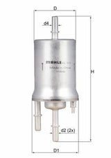 MAHLE KL572 Fuel Filter - Replacement for Volkswagen Beetle — Fuel Delivery