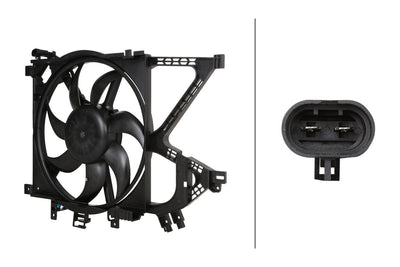 Hella 8EW366421-341 Radiator Fan Motor Z10xe Z12xe Z14xe Corsa C — Radiators & Fans