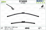 Valeo 574666 Wiper Blade Set - 26 Inch & 15 Inch for 09 Fiesta — Wipers
