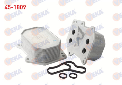 Veka 45-1809 Oil Cooler Single Fiat Ducato 2.2 Mjt 2006-2014 / Ford Transit 2.2 TDCi 2006-2014 / Citroen Jumper — Oil System