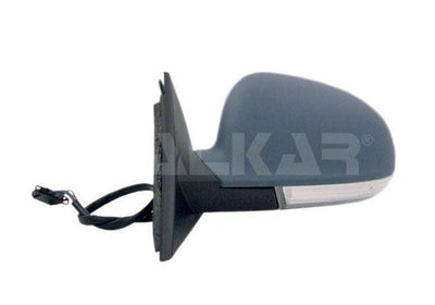 Alkar 6139571 Outer Rear View Mirror Left Electric Aspheric Heated Primed with Turn Signal 9 Pin — Tail, Signal & Reflectors