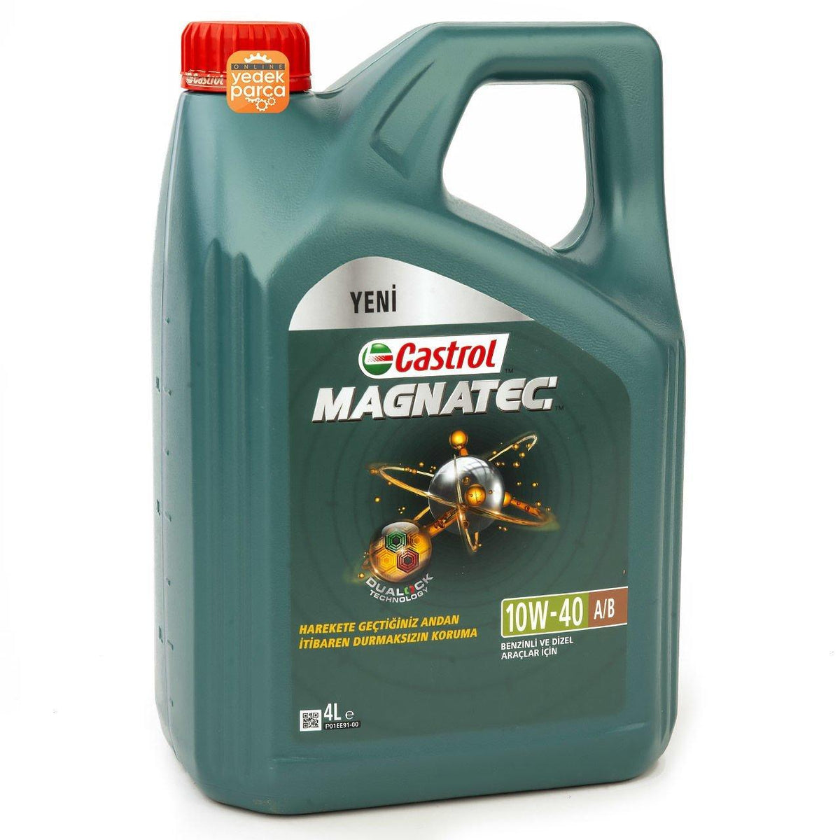 Castrol 1601A9 10W40 A3/B4 Motor Oil 4 Litre (2025 Year Üretimi) — Fluids & Chemicals