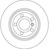 TRW BMW X3 Rear Brake Disc DF4388 - High Carbon, 320mm — Brake Rotors & Drums