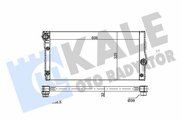 Kale Radiator 354250 - Aluminum Cooling System for BMW 5 6 7 Series — Radiators & Fans
