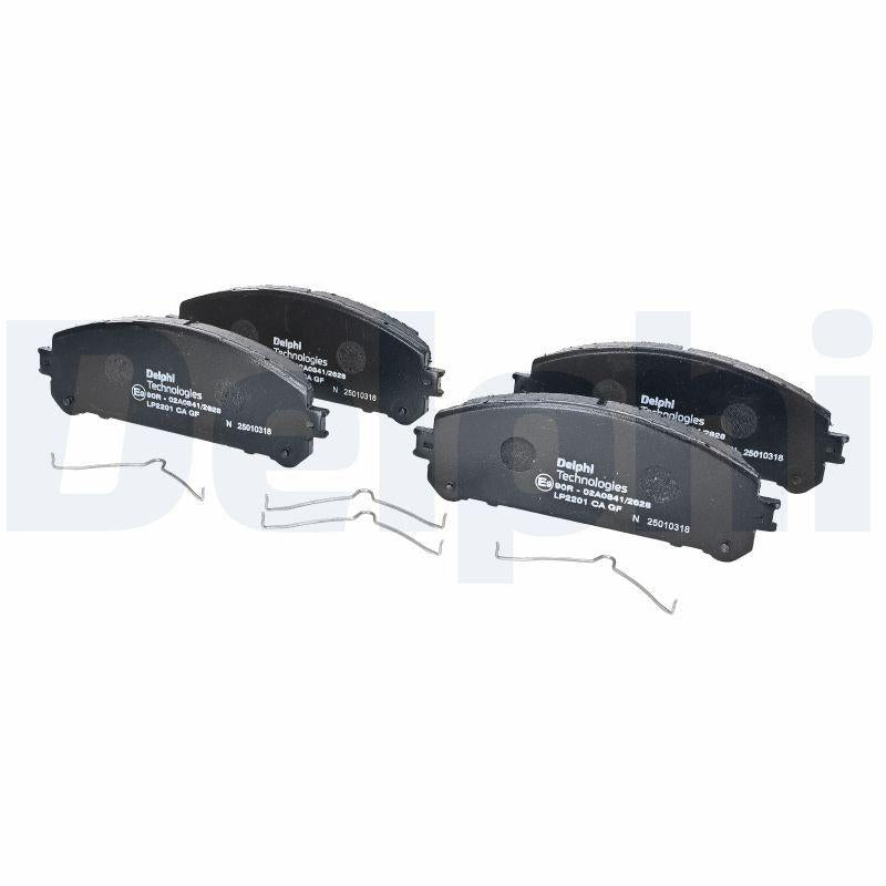 Delphi LP2201 Brake Pad Brake Front Rav-4 12-16 Diesel Front
