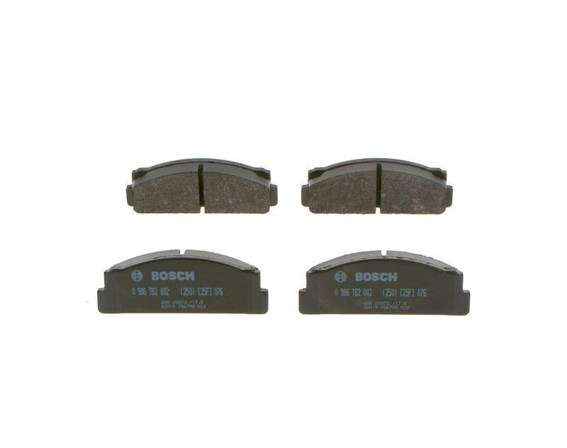 BOSCH 0986TB2002 Brake Pads - Low-Metallic Material