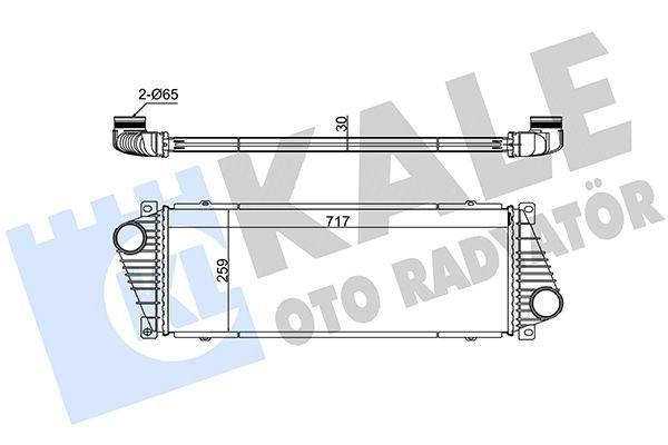 KALE Turbo Radiator Intercooler - High Performance for LT35 LT46 Sprinter — Turbo & Supercharger