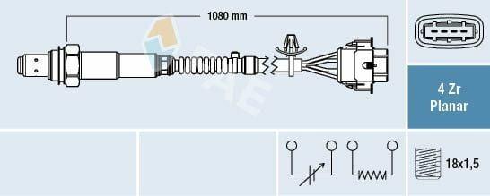 FAE Lambda Sensor - Astra H 2.0 16V — Oxygen & Air-Fuel