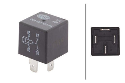 Hella 4RA933332-541 Relay 12V 40A 4-Pole VW Group Gm Mb Ford Psa — Switches & Relays