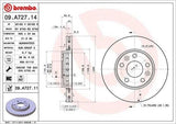 BREMBO Brake Disc Set for Renault Fluence & Megane III 1.5 D - 2 Pieces — Brake Rotors & Drums