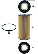 MAHLE OX123-1D Oil Filter for Sprinter 1996-2006 — Oil Filters
