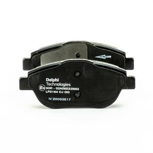 Delphi Front Brake Pad Set for Peugeot 208 P21E - German Product — Brake Pads