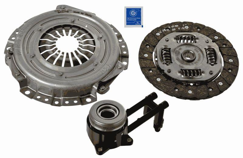Sachs 3000990085 Clutch Kit with Bearing Fiesta 96-08 Fusion 02-12 Mazda 121 1.25 16V-1.3-1.4 16V
