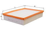 MAHLE LX1764 Air Filter - Compatible with Discovery 3, 4 & Range Rover — Air & Cabin Filters