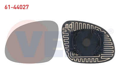 Veka 61-44027 Mirror Glass Left Heated Aspheric VW Tiguan 2007-2016 / Skoda Yeti 2009 — Mirrors