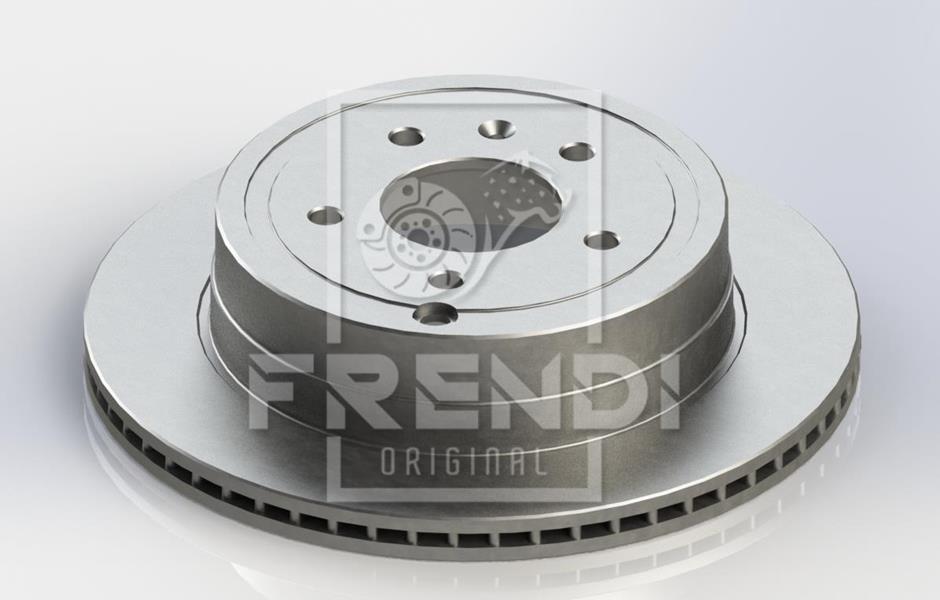 FRENDI 53452 Disc Rear (Ad) 07 > Antara-Captiva | Set of 2