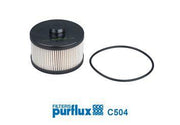 purflux-c504-fuel-filter, internal-view-purflux-c504, external-view-purflux-c504 PURFLUX C504 Fuel Filter - Compatible with Chrysler Voyager III & Mercedes G-Class | 95mm Outer Diameter PURFLUX C504 Fuel Filter for Chrysler & Mercedes purflux, fuel-filter, chrysler, mercedes, car-parts, auto-accessories, mechanics, car-owners, ai-generated, automotive