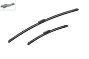 bosch windshield wiper blade kit, front view of bosch wiper blades, installation instructions for bosch wipers BOSCH Windshield Wiper Blade Kit 3397007432 - 65 + 38 cm for Ford Fiesta 2008-2018 | Perfect for Car Owners and Drivers BOSCH Windshield Wiper Blade Kit - 65 + 38 cm bosch, windshield-wipers, car-accessories, ford-fiesta, drivers, car-owners, wiper-blade-kit, 65cm-wiper, 38cm-wiper, ai-generated