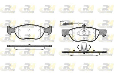 ROADHOUSE 2587.12 Brake Pad 145 146 930 07 94-01 — Brake Pads
