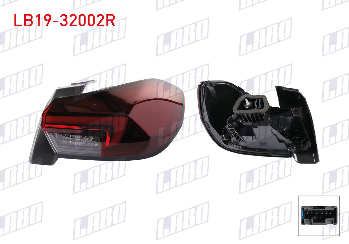 LABO LB19-32002R Tail Lamp Right Outer LED Opel Corsa F 2019 — Tail, Signal & Reflectors