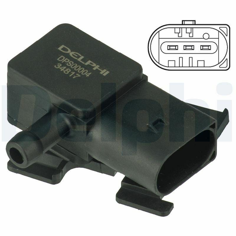 Delphi DPS00004 - Exhaust Pressure Sensor for BMW E60 E61 E87 E90 E83 E53 E70 — Vehicle Sensors & Switches