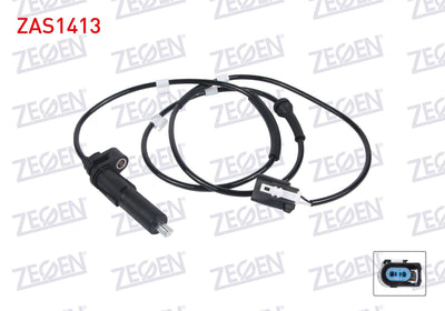Zegen ZAS1413 ABS Sensor Rear Left Ford Transit (V184) Pair Wheel 2000-2006 — Brake Sensors & ABS