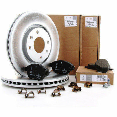 Peugeot Front Brake Disc & Pads Set for 307 (2001-2009) - Original OEM Parts — Brake Rotors & Drums