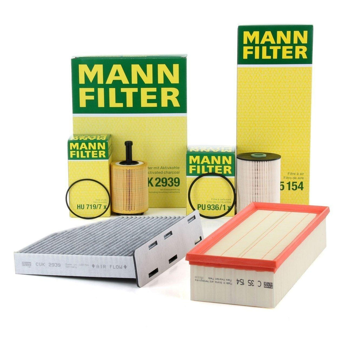 Mann Volkswagen Caddy 1.9 TDI Maintenance Kit - Filters — Maintenance & Service Kits