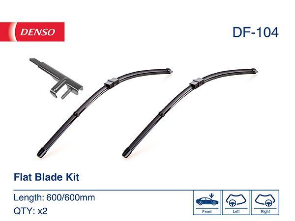 Denso DF-104 Wiper Set 600-600mm Mercedes C204/E212