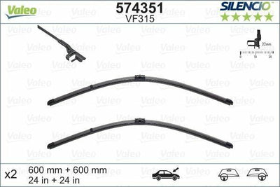 VALEO 574351 — Wipers