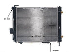 MAHLE CR257000S - Motor Water Radiator (Non-Air Conditioning) for W124, S124 and 2 more models — Radiators & Fans