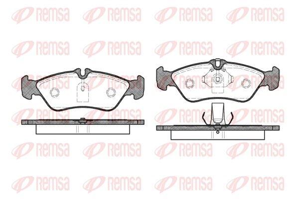REMSA 0580.00 Brake Pad G Class W460 03 79-07 93 — Brake Pads