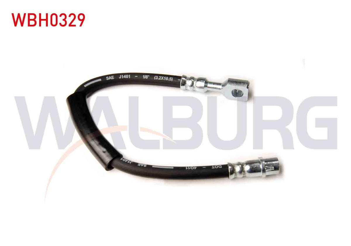 WALBURG WBH0329 Brake Hose Front Left-Right 280mm Opel Combo B 1994-2001 / Opel Combo C 2001-2006 / Opel C — Brake Hydraulics