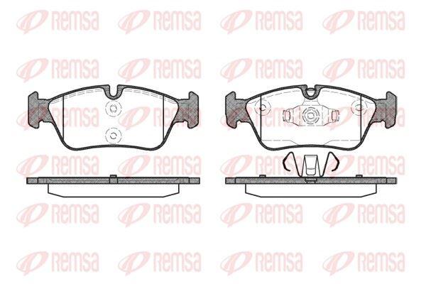 REMSA 0384.60 Brake Pad — Brake Pads