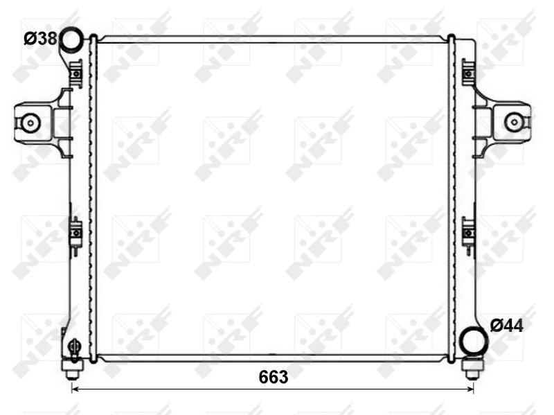 NRF 53191 Grand Cherokee Wh 3.0 05-10 Su Radiator — Radiators & Fans