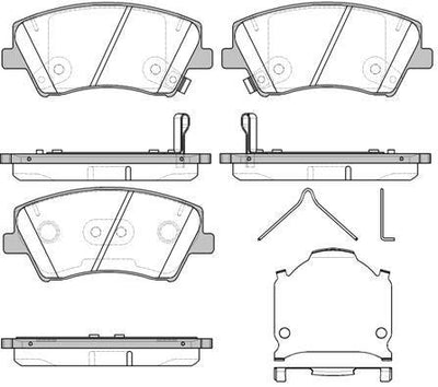 MGA 55688 Brake Pad Brake Front Hyundai Elantra 2016> Santa Fe 2013> Kia Cerato 2016> Ceed 2012> — Brake Pads
