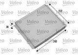 VALEO Cabin Air Filter - Meriva 2003 to 2010 — Air & Cabin Filters