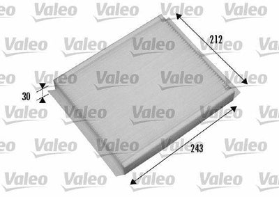 VALEO Cabin Air Filter - Meriva 2003 to 2010 — Air & Cabin Filters