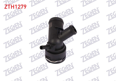 Zegen ZTH1279 Thermostat Flange Plastic Volkswagen Golf VII (5G1) 2.0 TSI 2012-/Arteon 2.0 TSI 2016 — Water Pump & Thermostat