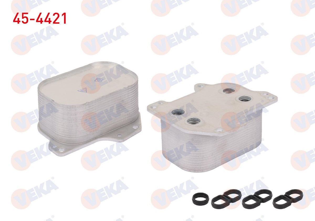 Veka 45-4421 Oil Cooler with Gasket Single VW Caddy IV-Passat 2.0 TDI 14-/ Golf VII-CC 1.6 TDI 11-/ Tiguan 2.0 T — Oil System