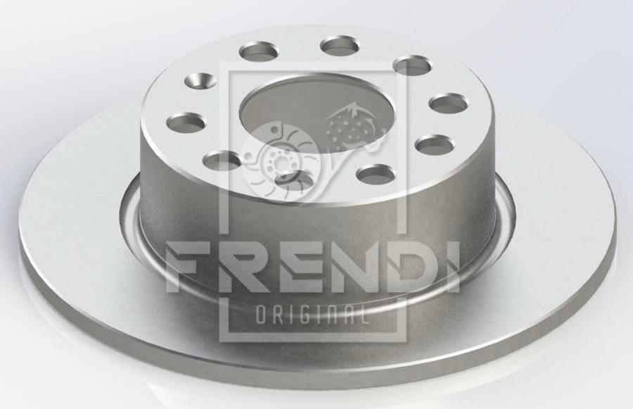 FRENDI 31799 Disc Rear (Ad) 13 > Octavia | Set of 2