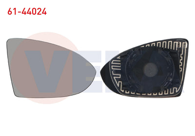 Veka 61-44024 Mirror Glass Right Heated VW Golf VII — Mirrors