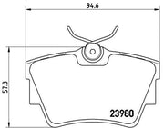 brembo p59041 rear brake pads, rear brake pads for renault traffic and vivaro BREMBO P59041 - Rear Brake Pads for Renault Traffic II & III, Vivaro Talento | 95 mm Width BREMBO P59041 Brake Pads for Renault Traffic & Vivaro brembo, brake-pads, renault, traffic, vivaro, car-parts, mechanics, automotive, rear-brake-pads, ai-generated