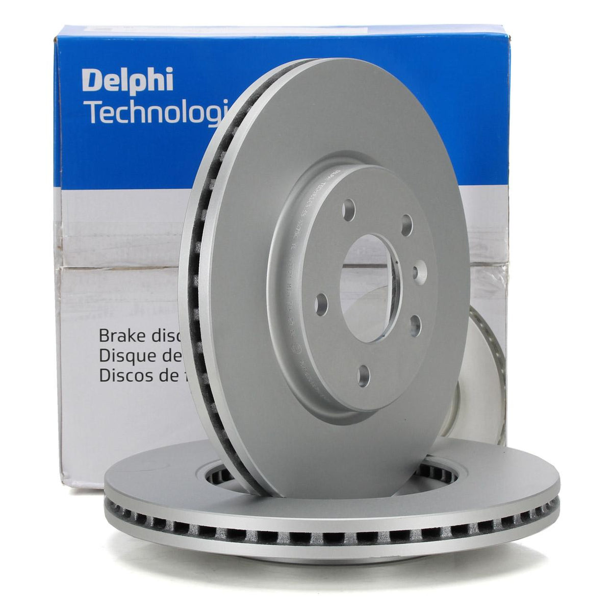 Delphi Front Brake Disc Set for Chevrolet Cruze 2.0 Diesel - Quality Brake Solution — Brake Rotors & Drums