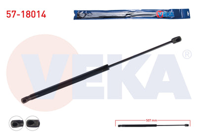 Veka 57-18014 Trunk Gas Strut 507mm / 380N Fiat Stilo (192) 2001-2010 — Support Rods & Struts