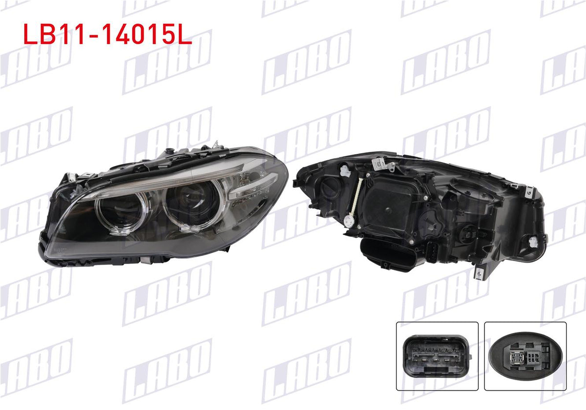 LABO LB11-14015L Headlight Left Xenon BMW 5 Series (F10 LCI) 2014-2016 — Headlights