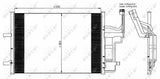 NRF Mazda 3 A/C Condenser - Compatible with 2003-2009 Models — Condensers & Evaporators