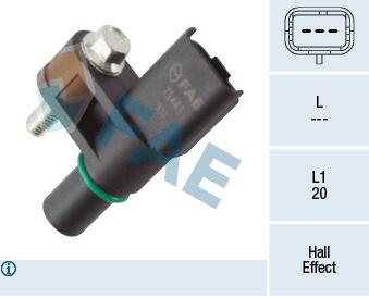 FAE 79441 Camshaft Shaft Sensor 108-2008-208-3008 I-II-301-308 II-5008-I-II-Partner-Berlingo-C1-C3 II-III-C4 — Timing