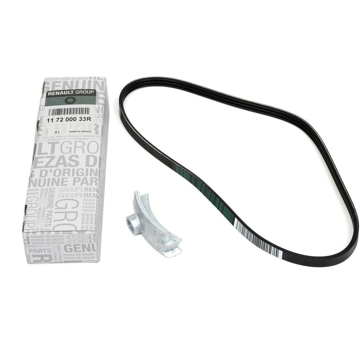 Mais 117200033R Renault Clio 4 2012- 1.2 16V D4F Alternator Belt Kit 3PK751
